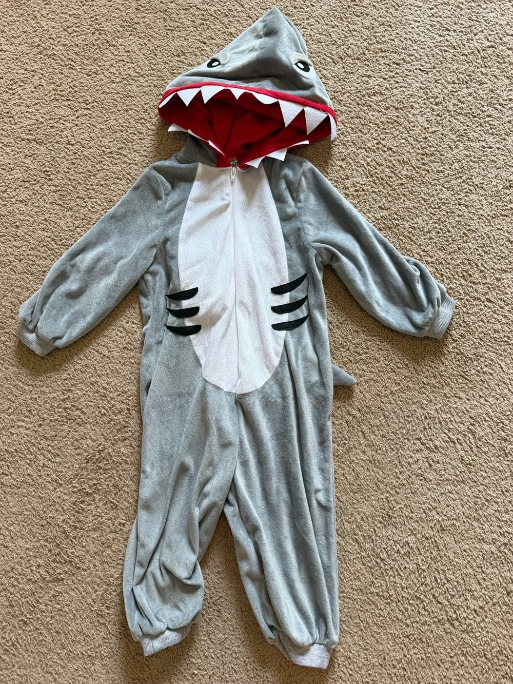 Toddler Boys Shark 🦈 One Piece Costume size 4T